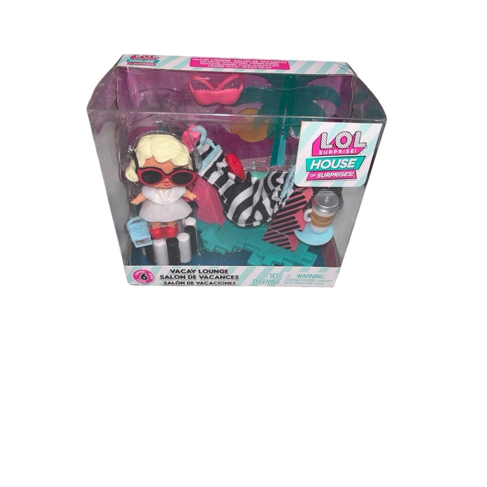 LOL Surprise OMG House Of Surprises Vacay Lounge Play Set Series 6 *New